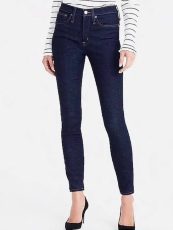 J. Crew Denim - J. Crew Dark Indigo High-Rise Skinny Jeans